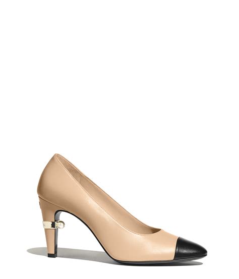 chanel high shoes|chanel slingback beige and black.